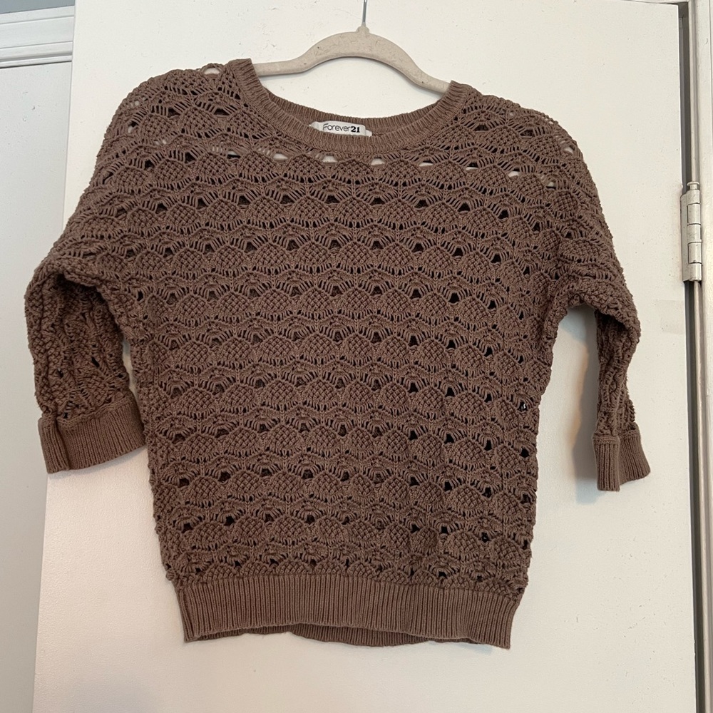 Forever 21 Quarter Sleeved Shirt
